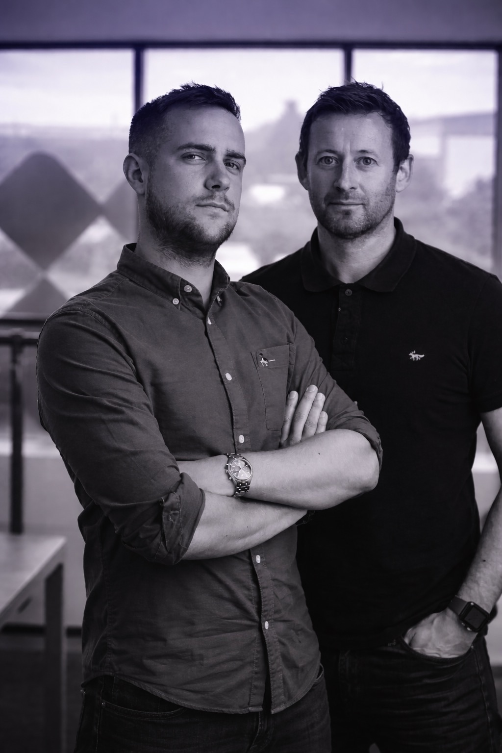 Richard Ardis and Trent Peek, natural light